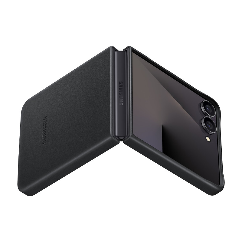 Samsung Ochranný kryt z vegánskej kože Flip7 Black