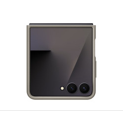 Samsung Ochranný kryt z vegánskej kože Flip7 Taupe