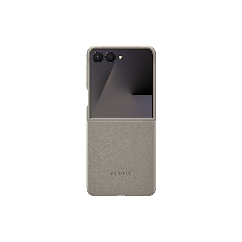 Samsung Ochranný kryt z vegánskej kože Flip7 Taupe
