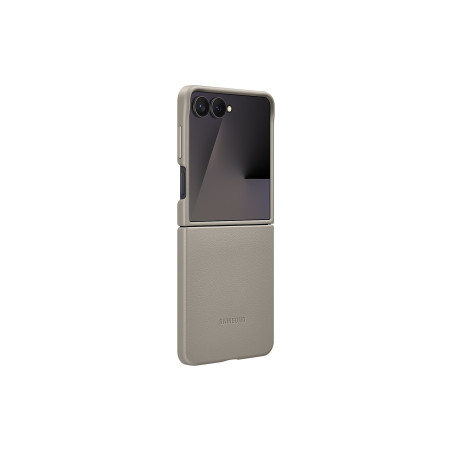 Samsung Ochranný kryt z vegánskej kože Flip7 Taupe