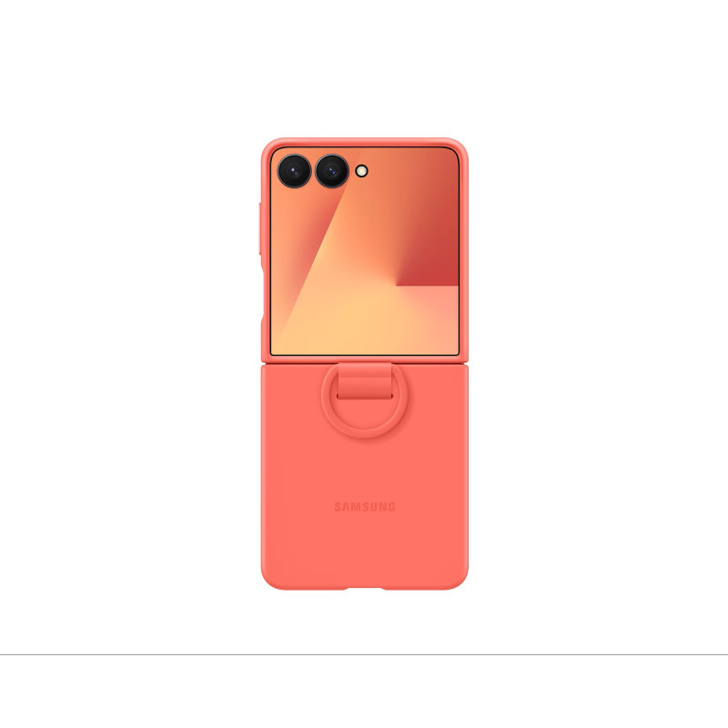 Samsung Silikónový kryt s držiakom na prst Flip7 Red