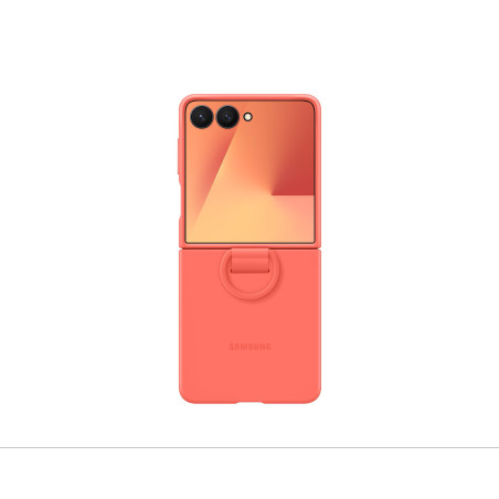 Samsung Silikónový kryt s držiakom na prst Flip7 Red