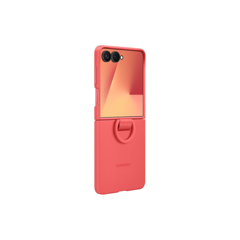 Samsung Silikónový kryt s držiakom na prst Flip7 Red