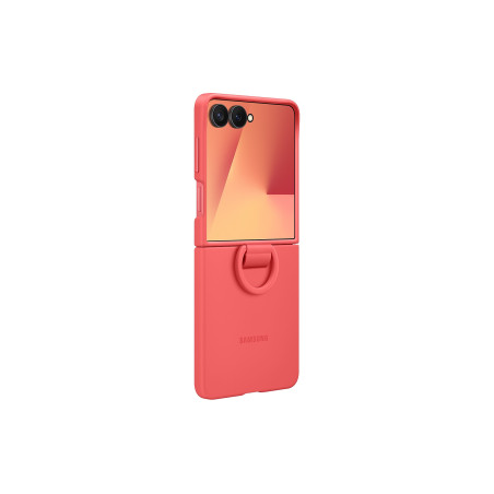 Samsung Silikónový kryt s držiakom na prst Flip7 Red