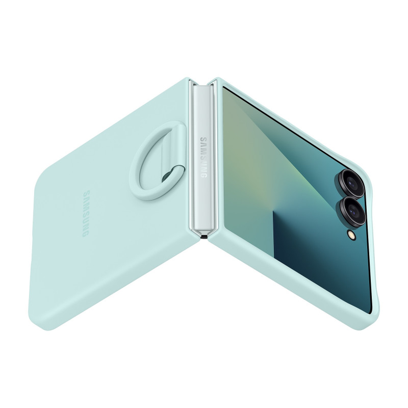 Samsung Silikónový kryt s držiakom na prst Flip7 Mint