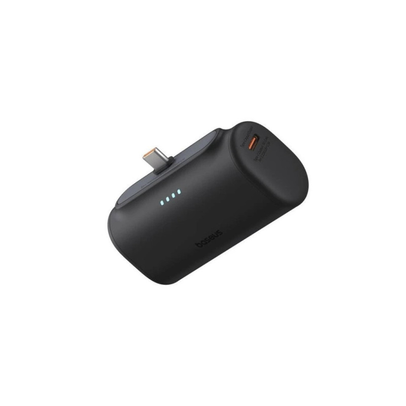 Baseus Compact 20W Fast Charge USB-C Powerbanka 5000mAh Cluster Black