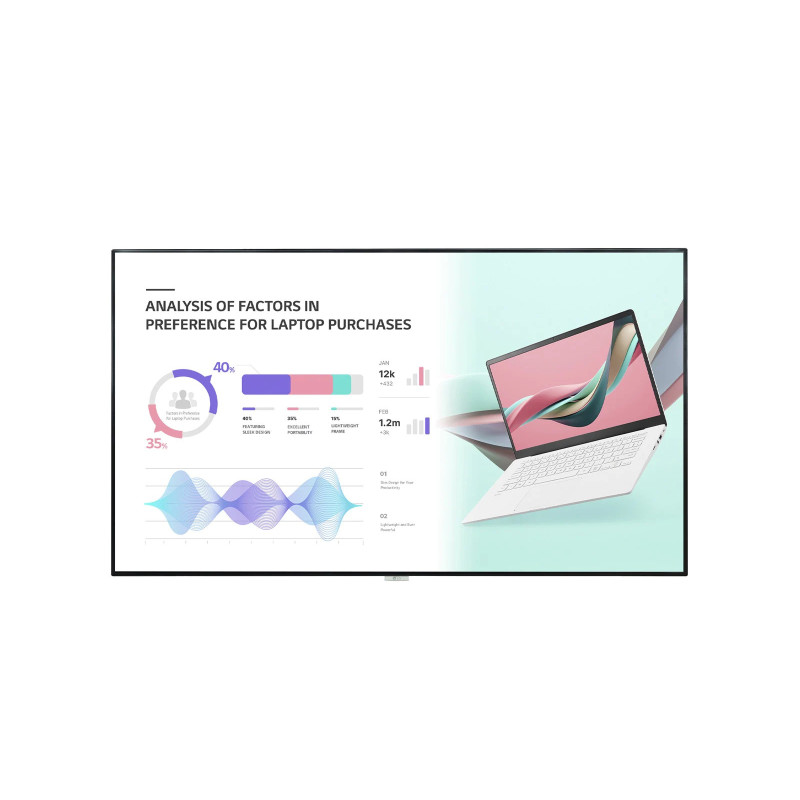 98" LG LED 98UH5J-H - UHD, 500cd, 24/7
