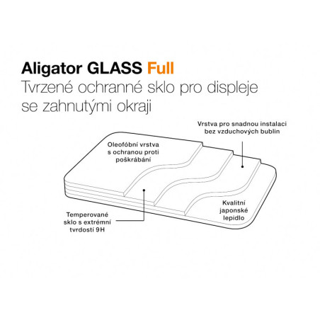 Aligator sklo GLASS FULL Xiaomi Not 14 Pro/Pro+