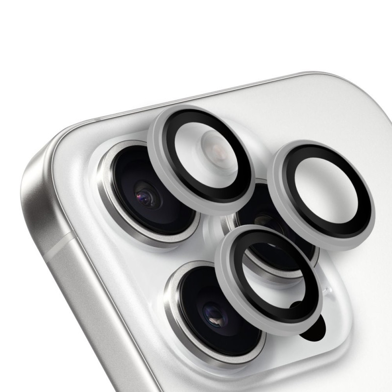 OBAL:ME Ochrana Šošoviek pre Apple iPhone 15 Pro/15 Pro Max White Titanium