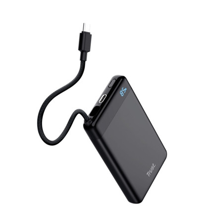 TRUST FIERA 10.000 POWERBANK FIXED CABLE