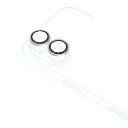 Epico Alu Lens Protectors iPhone 17 - strieborná