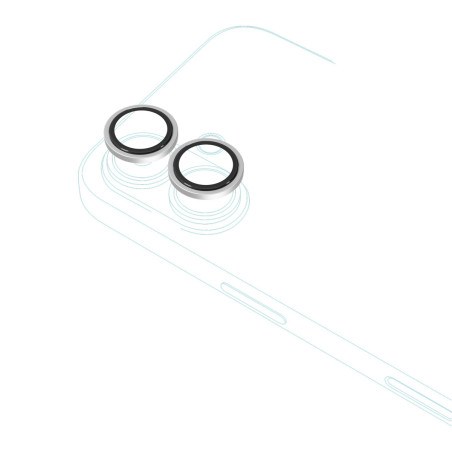 Epico Alu Lens Protectors iPhone 17 - strieborná