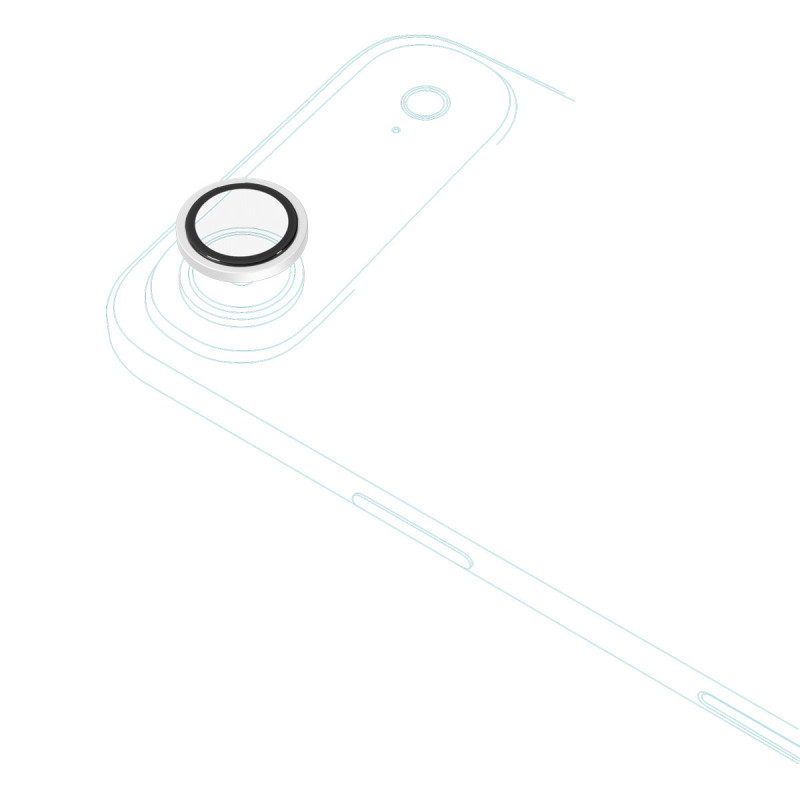Epico Alu Lens Protectors iPhone Air - strieborná