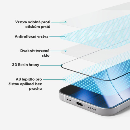 Epico AntiReflective Glass 3D iPhone 17 Pro