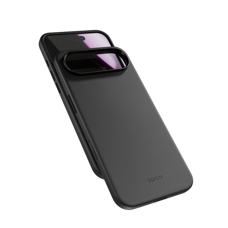 Epico Leather Mag+ Case iPhone Air - čierna