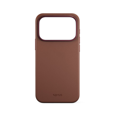 Epico Leather Mag+ Case iPhone 17 Pro Max - hnedá