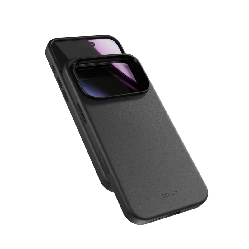 Epico Leather Mag+ Case iPhone 17 Pro - čierna