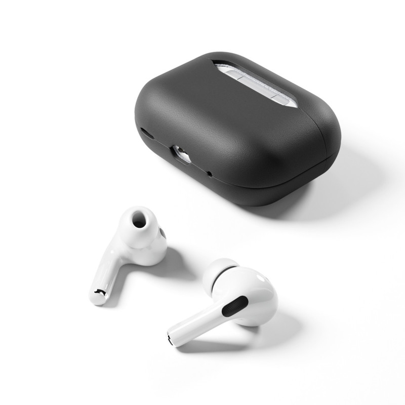 Epico kožené púzdro AirPods Pro 3 - čierna