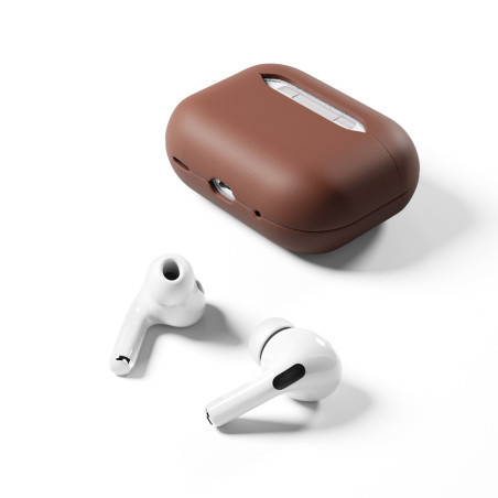 Epico kožené púzdro AirPods Pro 3 - hnedá