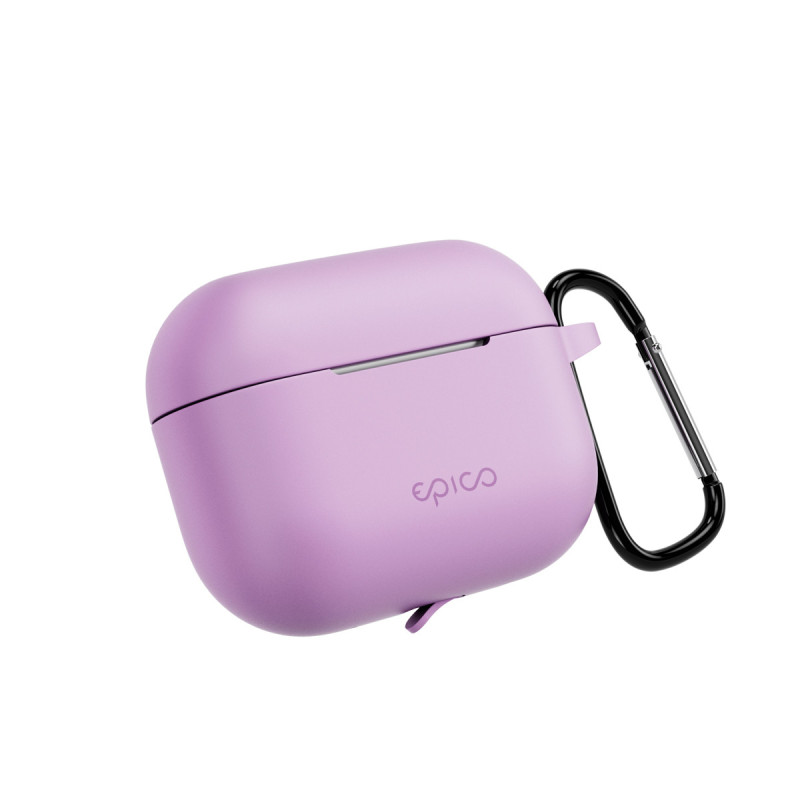 Epico puzdro s karabínou AirPods Pro 3 - fialová
