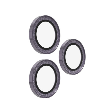 ZAGG Ochranná šošovka Premium pre Apple 17 Pro/Pro Max/16 Pro/Pro Max/15 Pro/Pro Max - fialová trblietka