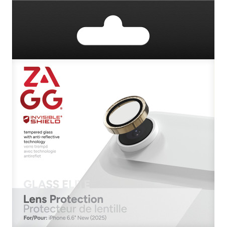 ZAGG Ochranná šošovka Premium pre Apple iPhone Air - zlaté trblietky