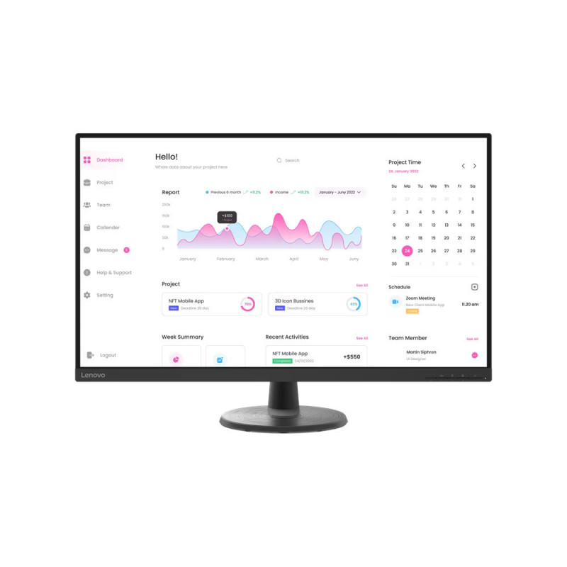 Lenovo/D32-40/31,5"/VA/FHD/60Hz/4ms/Black/3R