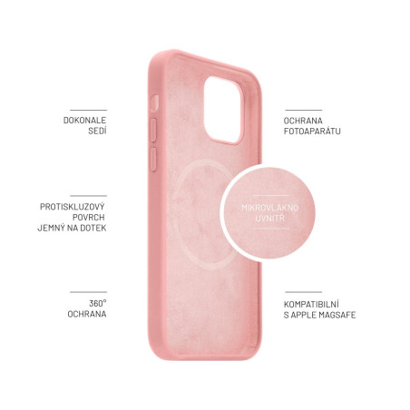 FIXED MagFlow Apple iPhone 14, ružový