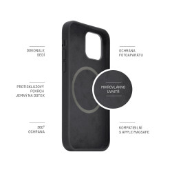 FIXED MagFlow Apple iPhone 14+, čierny