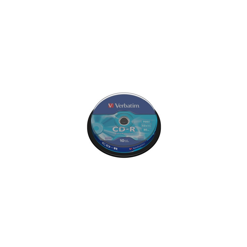 VERBATIM CD-R(10-Pack)Spindl/52x/700MB