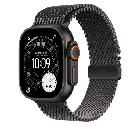 Watch Acc/49/Black Titanium Milanese Loop - S