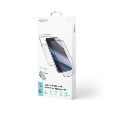 Epico StarterPack iPhone 16 Pro/17 - sklo + kryt