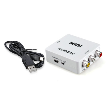 Prevodník HDMI na kompozitný signál a stereo zvuk