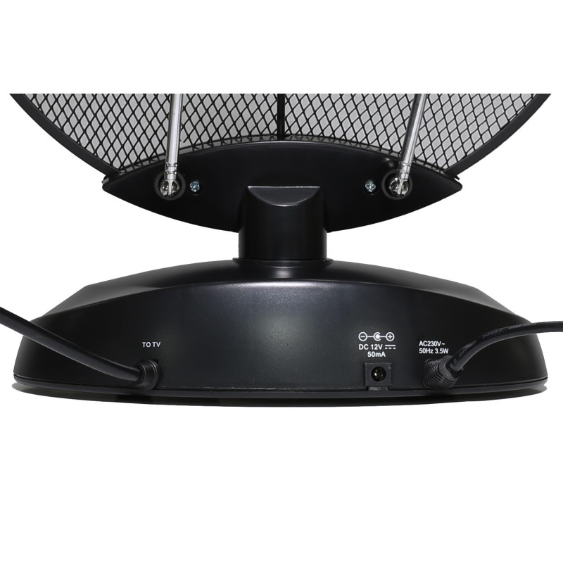 EVOLVEO Xany 4, 230/12V, aktívna izbová anténa FM/DAB+/DVB-T2, filter LTE,4G,5G