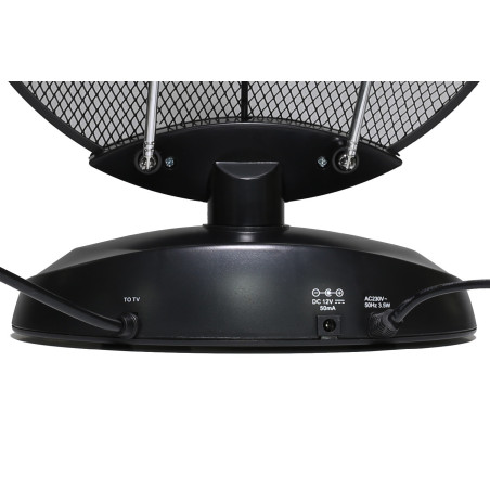EVOLVEO Xany 4, 230/12V, aktívna izbová anténa FM/DAB+/DVB-T2, filter LTE,4G,5G