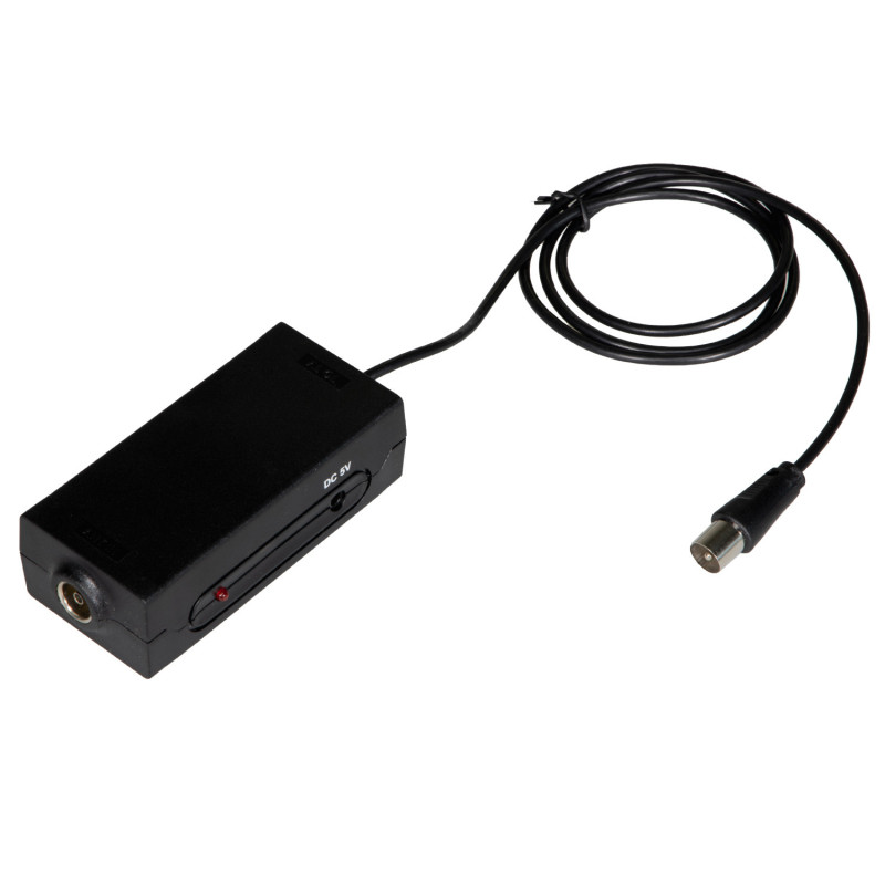 EVOLVEO Xany 5 LTE, 230/5V, aktívna izbová anténa DAB+/DVB-T2, filter LTE