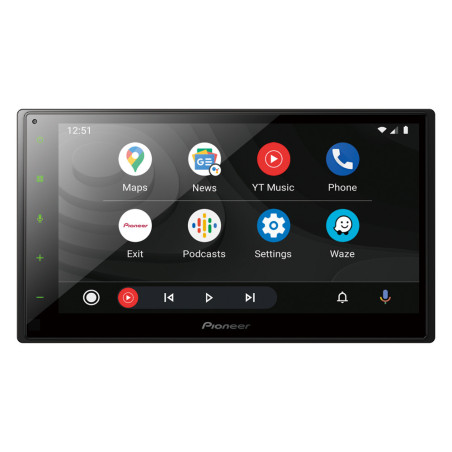Pioneer SPH-DA160DAB autorádio 2DIN, 6,8" LCD, DAB+, CarPlay, Android Auto, Bluetooth