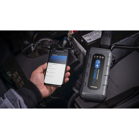 TOPDON V2200Plus/16000mAh/max výstupný prúd 2200A/2xUSB-A/USB-C/DC Jack/tester batérie