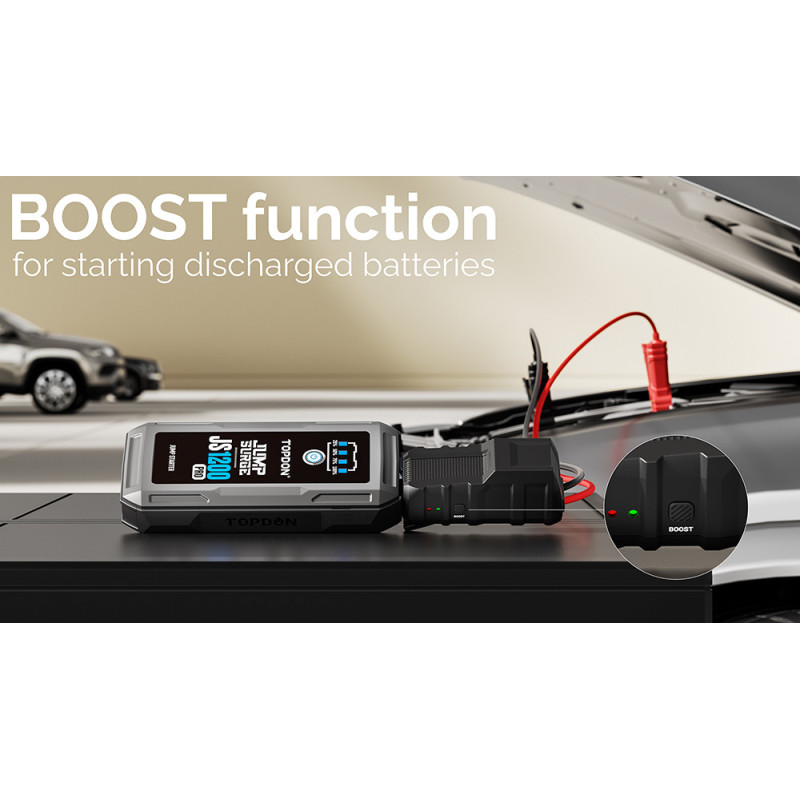 Car Jump Starter JumpSurge 1200 PRO/10000mAh/max výstupný prúd 1800A/2xUSB-A/USB-C/DC Jack