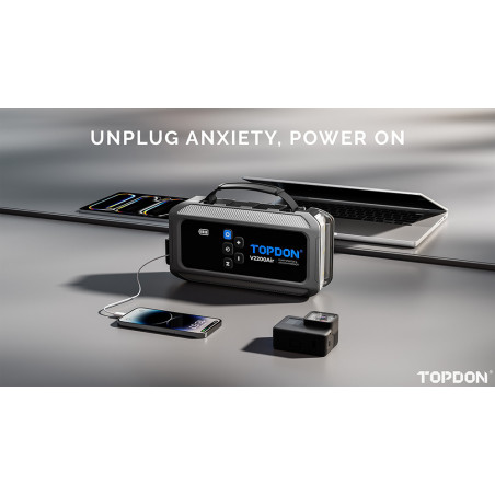 TOPDON Car Jump Starter JumpSurge V2200air/12000mAh/max výstupný prúd 2200A/4-150PSI