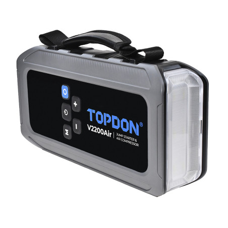 TOPDON Car Jump Starter JumpSurge V2200air/12000mAh/max výstupný prúd 2200A/4-150PSI