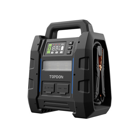 TOPDON štartér a tester autobatérie V4500Plus/32000mAh(120Wh)/max. výstupný prúd 4500A//IP65