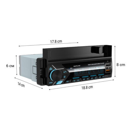 Navitel RD6 autorádio s Bluetooth & hands-free