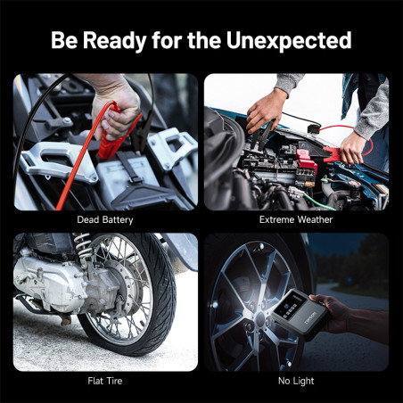 TOPDON Car Jump Starter Jump Surge V1200air/10000mAh/1200A/6,0l benzín/4,5l nafta