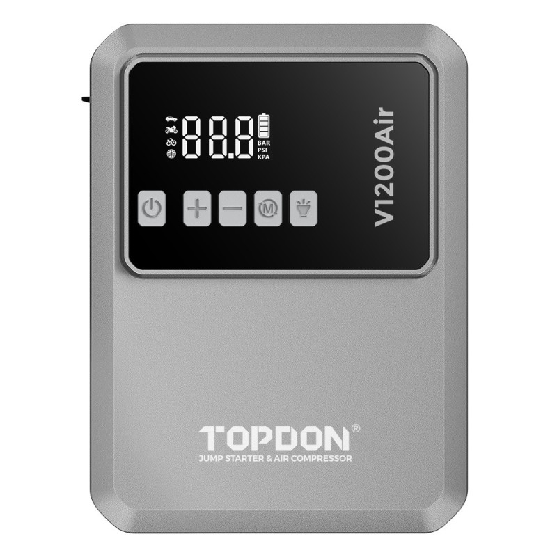 TOPDON Car Jump Starter Jump Surge V1200air/10000mAh/1200A/6,0l benzín/4,5l nafta