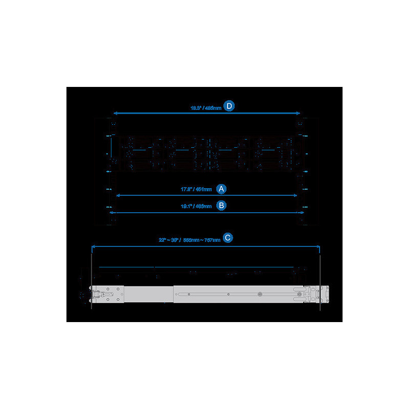 QNAP Rail kit - RAIL-B01