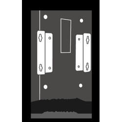 Qnap Mounting Bracket - Wall mount for IS-400 Pro