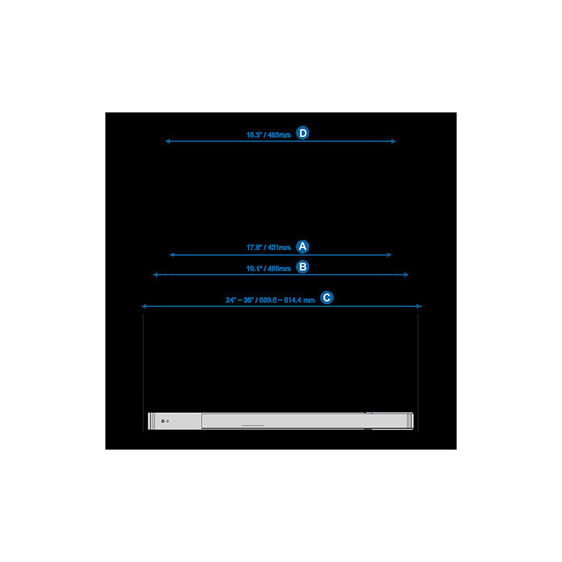 QNAP Rail kit - RAIL-E02 (ES1640dc, EJ1600)