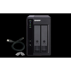QNAP TR-002 rozširovacia jednotka pre PC alebo QNAP NAS (2x SATA / 1x USB 3.1 typu C - Gen 2)
