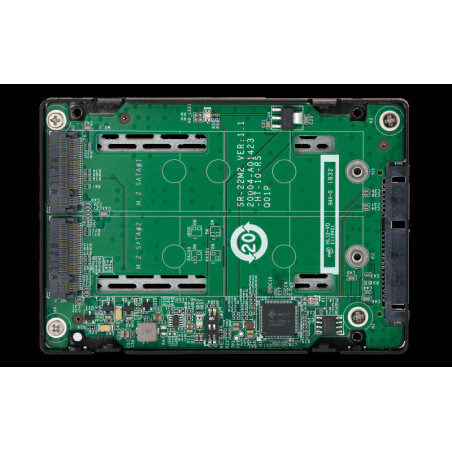 QNAP adaptér QDA-A2MAR (2x M.2 SSD SATA sloty v 2,5" SATA rámčeku)